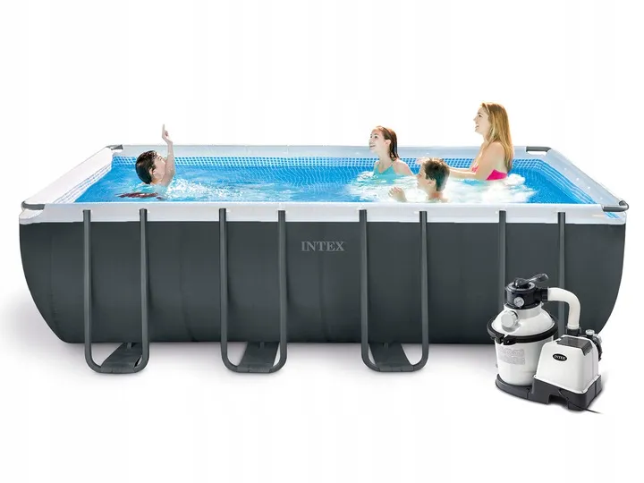 Piscina de jardín con estructura 549 x 274 x 132 cm 12en1 INTEX 26356 - 9