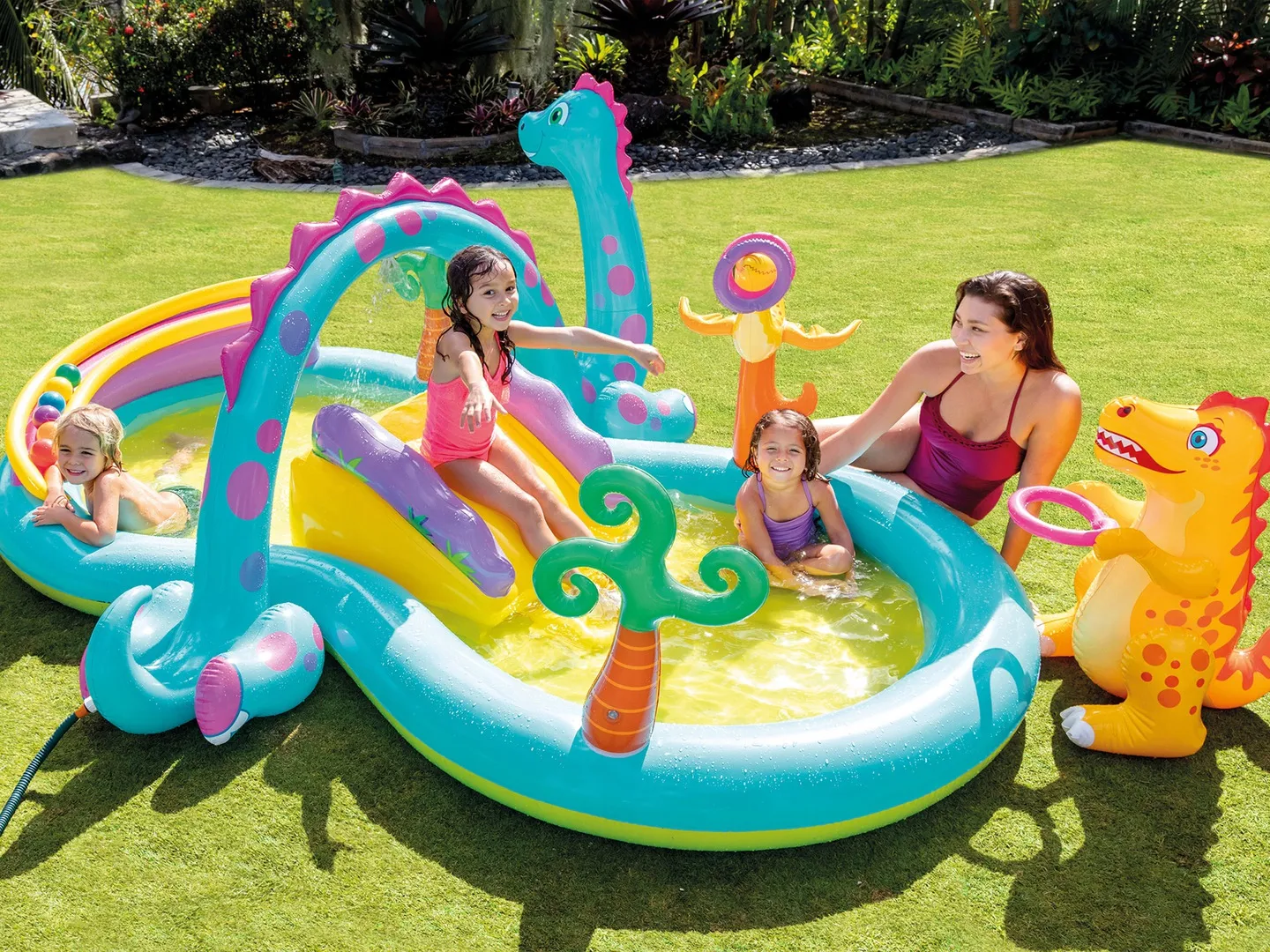 Centro de Juegos Hinchable Dinosaurios 302 x 229 x 112 cm INTEX 57135 - 3