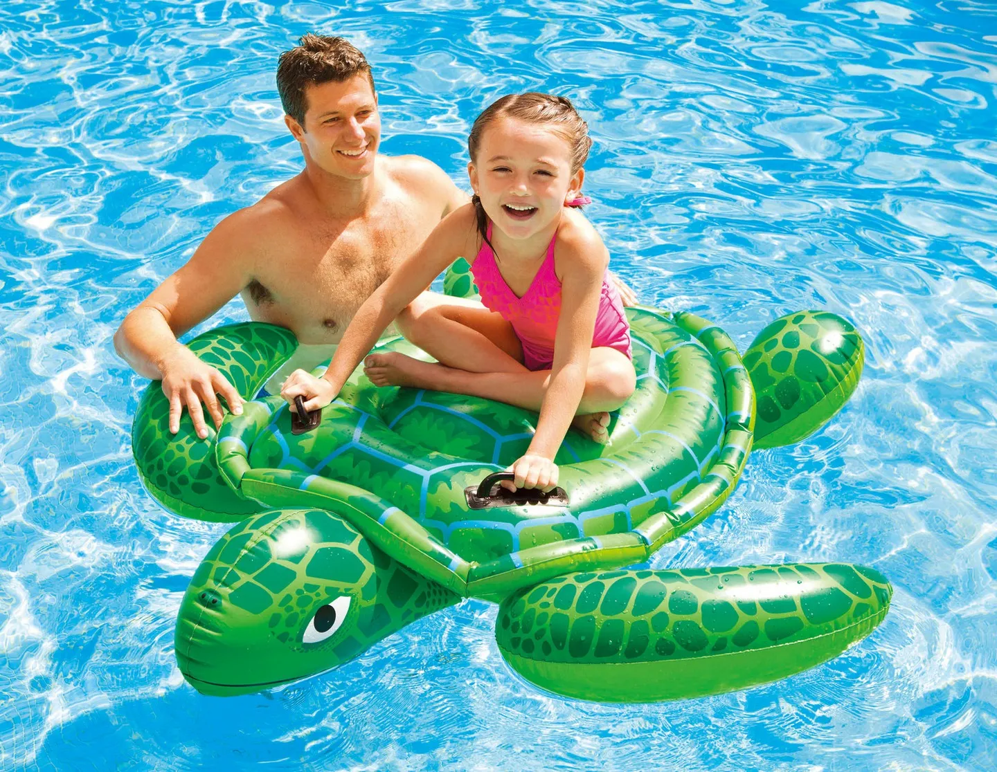 Juguete Hinchable Natación Tortuga 150 x 127 cm INTEX 57524 - 5