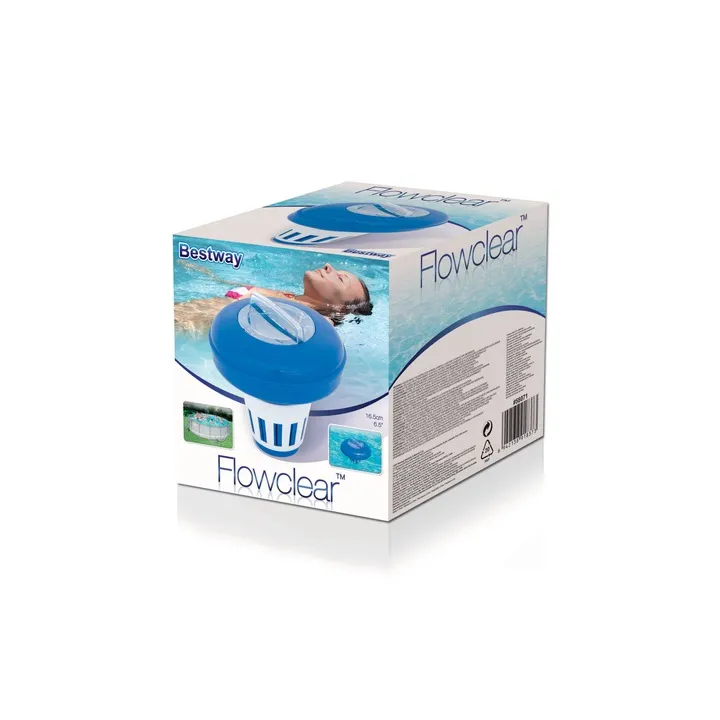 Flotador grande piscina, dosificador químico Bestway 58071 - 3