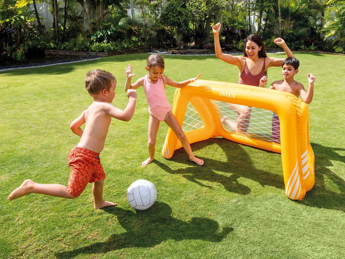 Portería de Fútbol Hinchable 140 x 89 x 81 cm INTEX 58507 - 4