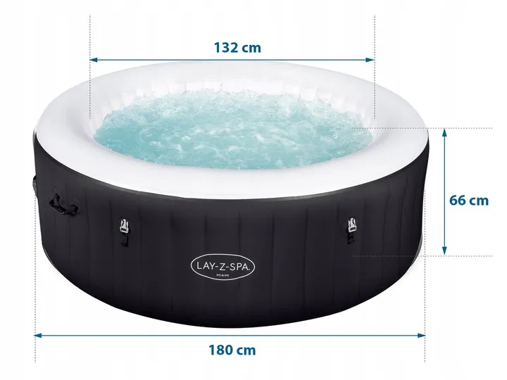 Spa Hinchable Lay-Z Miami 4 Personas Bestway 60001 - 11