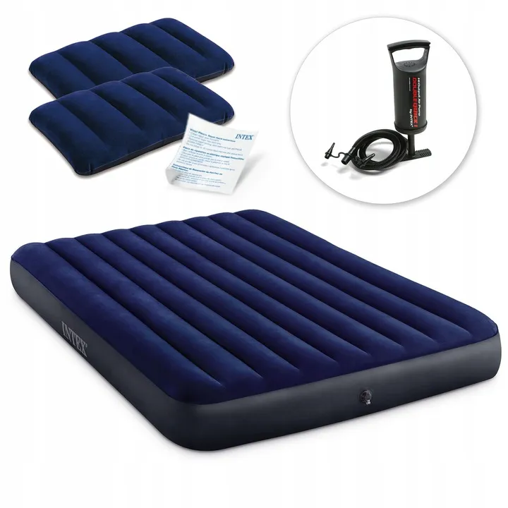 Colchón Hinchable con Bomba y Dos Almohadas INTEX 64765 - 2