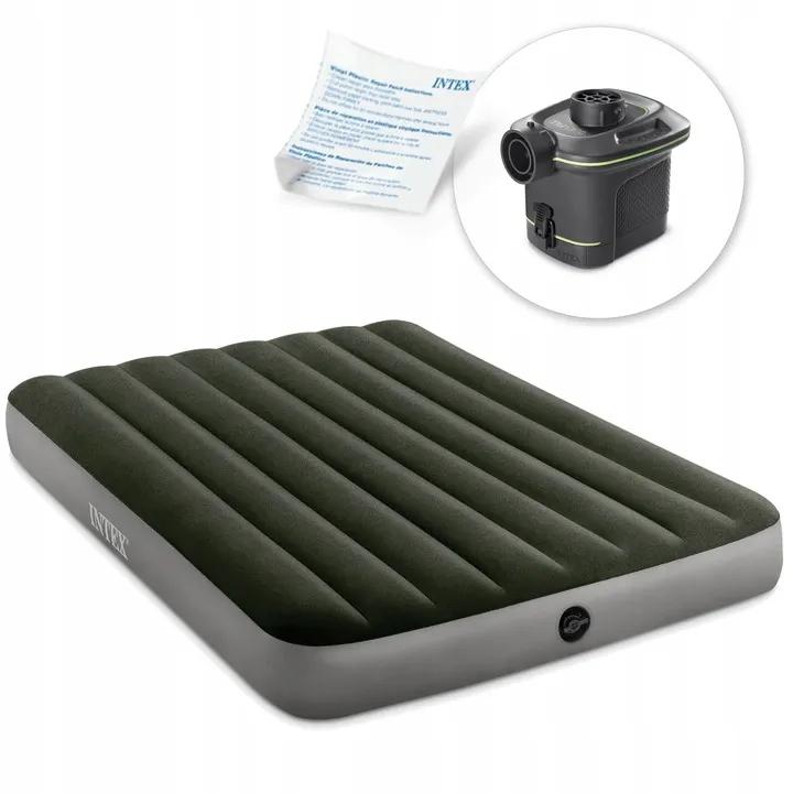 Colchón hinchable con bomba eléctrica 191 x 137 x 25 cm INTEX 64778 - 2