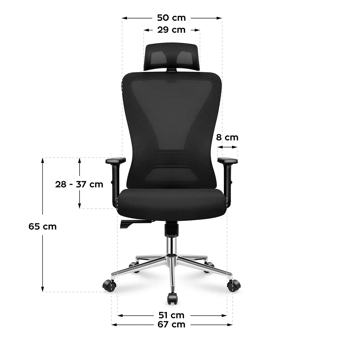 Dimensiones del sillón Mark Adler Manager 3.5 Black