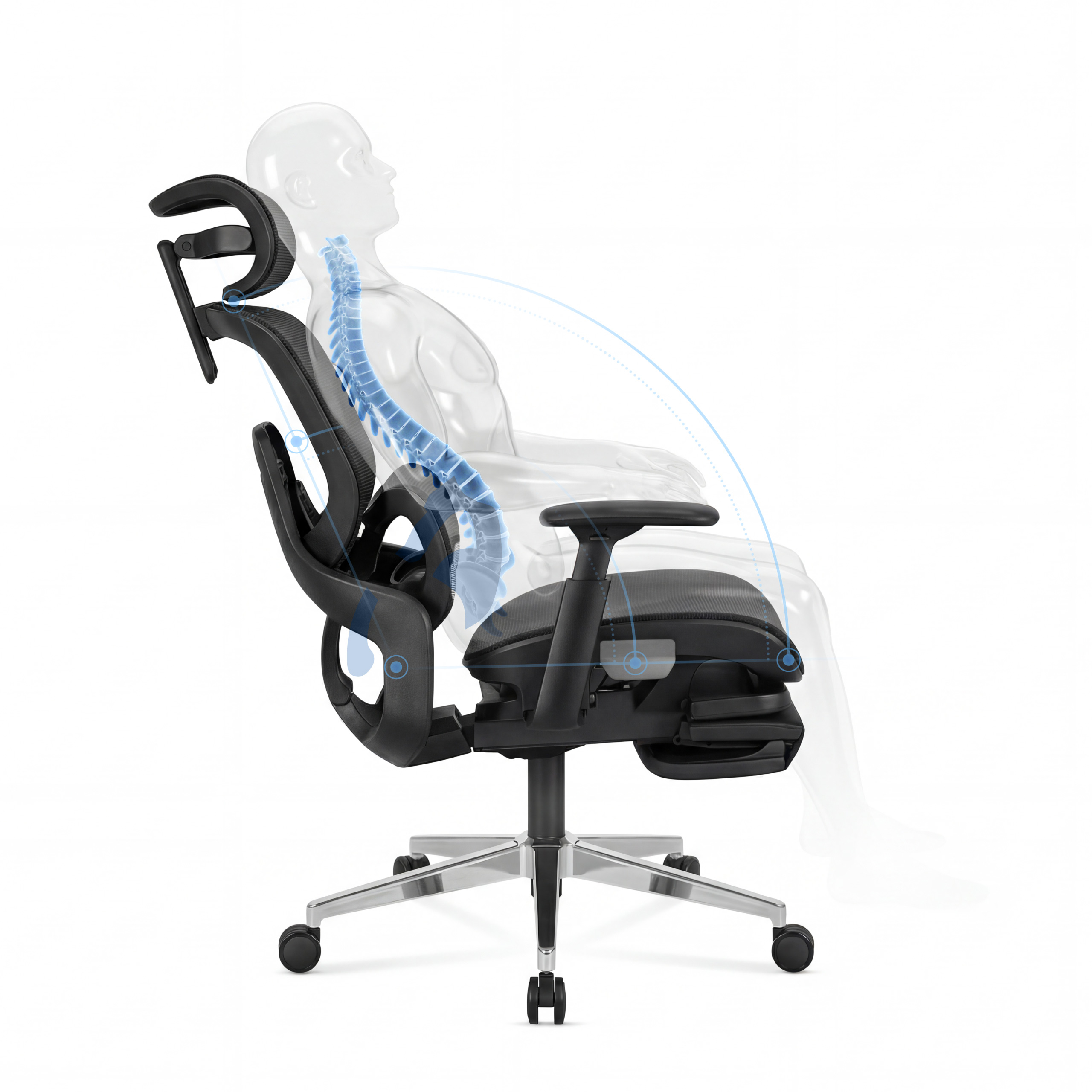 Respaldo regulable soporte lumbar Expert 9.3